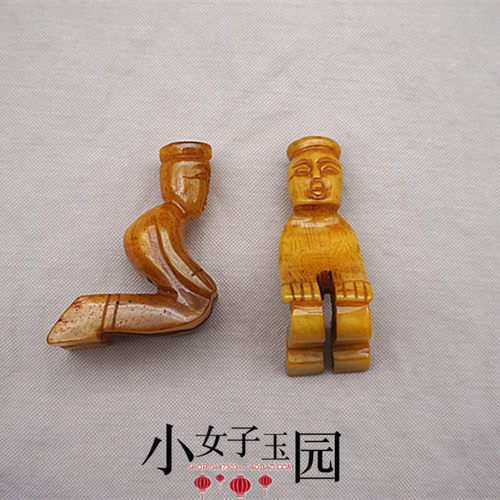 岫玉仿古玉贵人玉佩玉坠