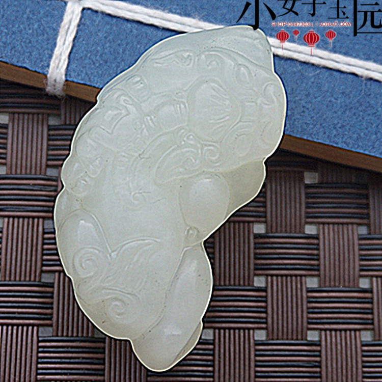 岫玉貔貅玉吊坠挂件男女款颈饰玉饰品转运玉佩挂坠项链坠天然