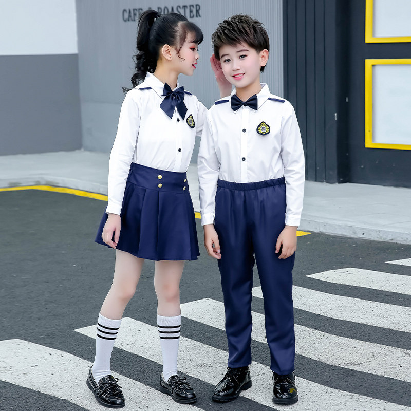 元旦中小学生诗歌朗诵儿童演出服