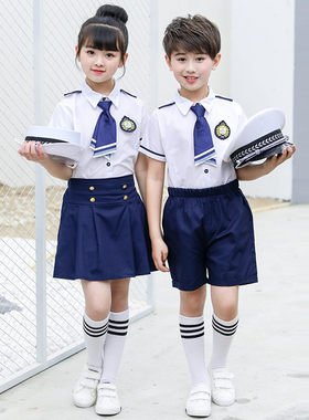 小海军合唱服小海军儿童飞行员服