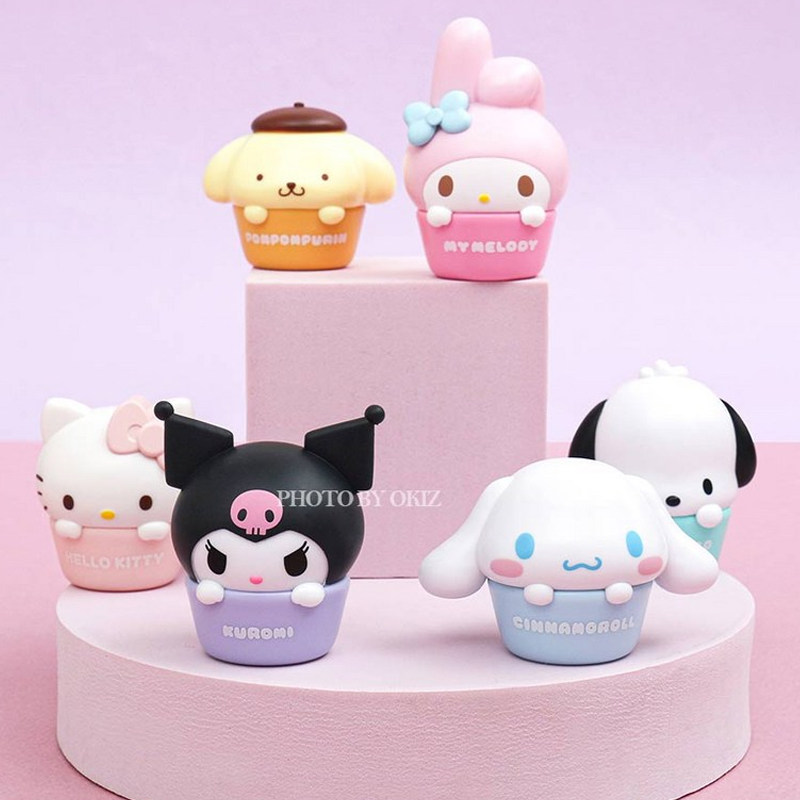 韩国进口三丽鸥润唇膏大童卡通凯蒂猫美乐蒂唇膏保湿女生库洛米