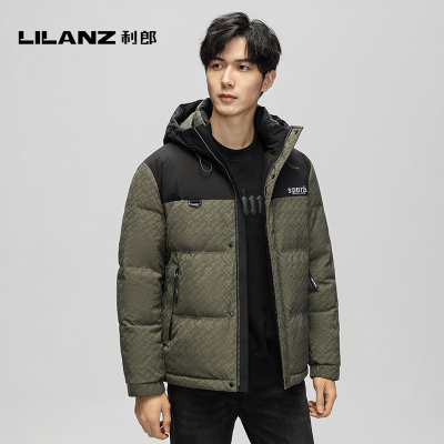 利郎羽绒服男冬季加厚短款