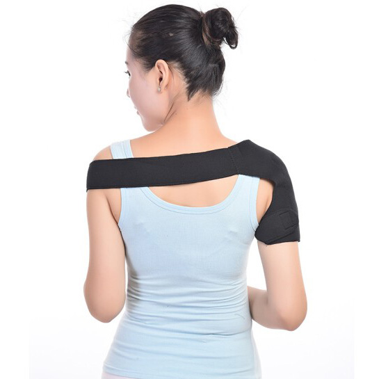 托玛琳自发热理疗护肩单肩 肩酸痛保暖男女通用