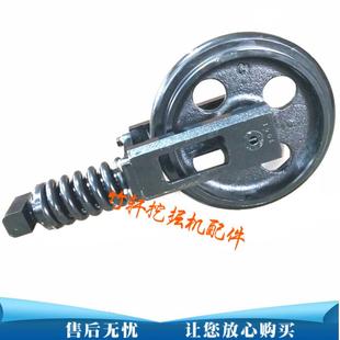 微挖底盘 1吨2吨导向轮引导轮涨紧装置弹簧总成48节距离工程机械