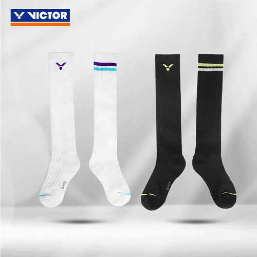 威克多羽毛球袜吸汗加厚长筒袜
