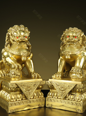 纯铜镇宅客厅桌面乔迁新居礼品