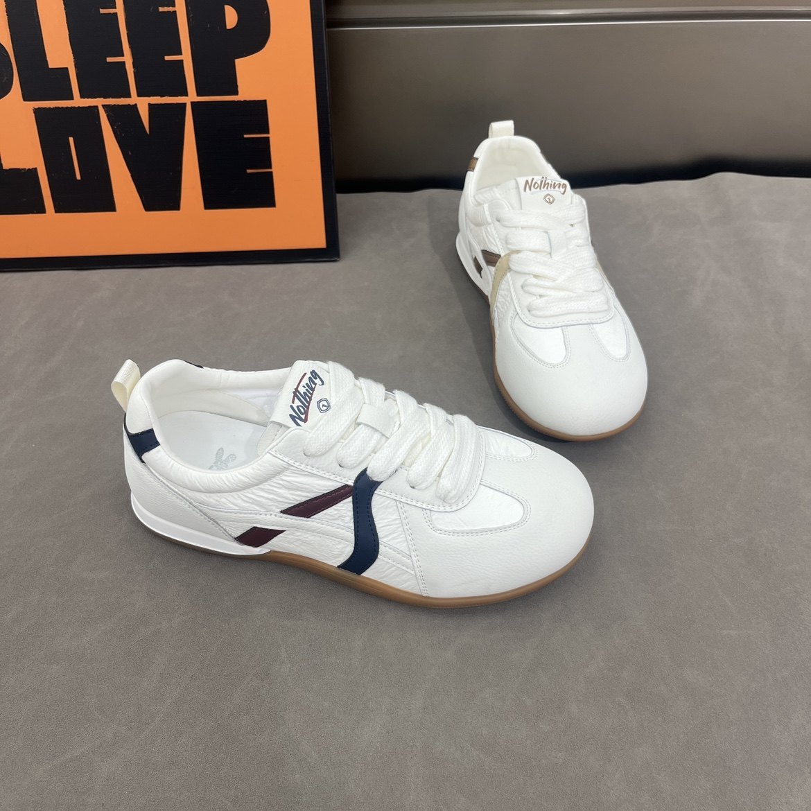 爆款百搭小白鞋女2026春季新款软底系带休闲运动板鞋平底德训鞋T,女鞋,德训鞋,淘宝优惠券,粉丝福利购,淘宝优惠卷