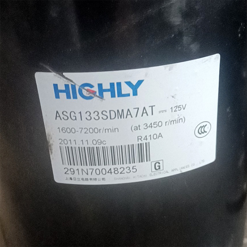 ASG133SDMA7AT 125V R410A原装拆机2匹3匹美的格力直流变频压缩机