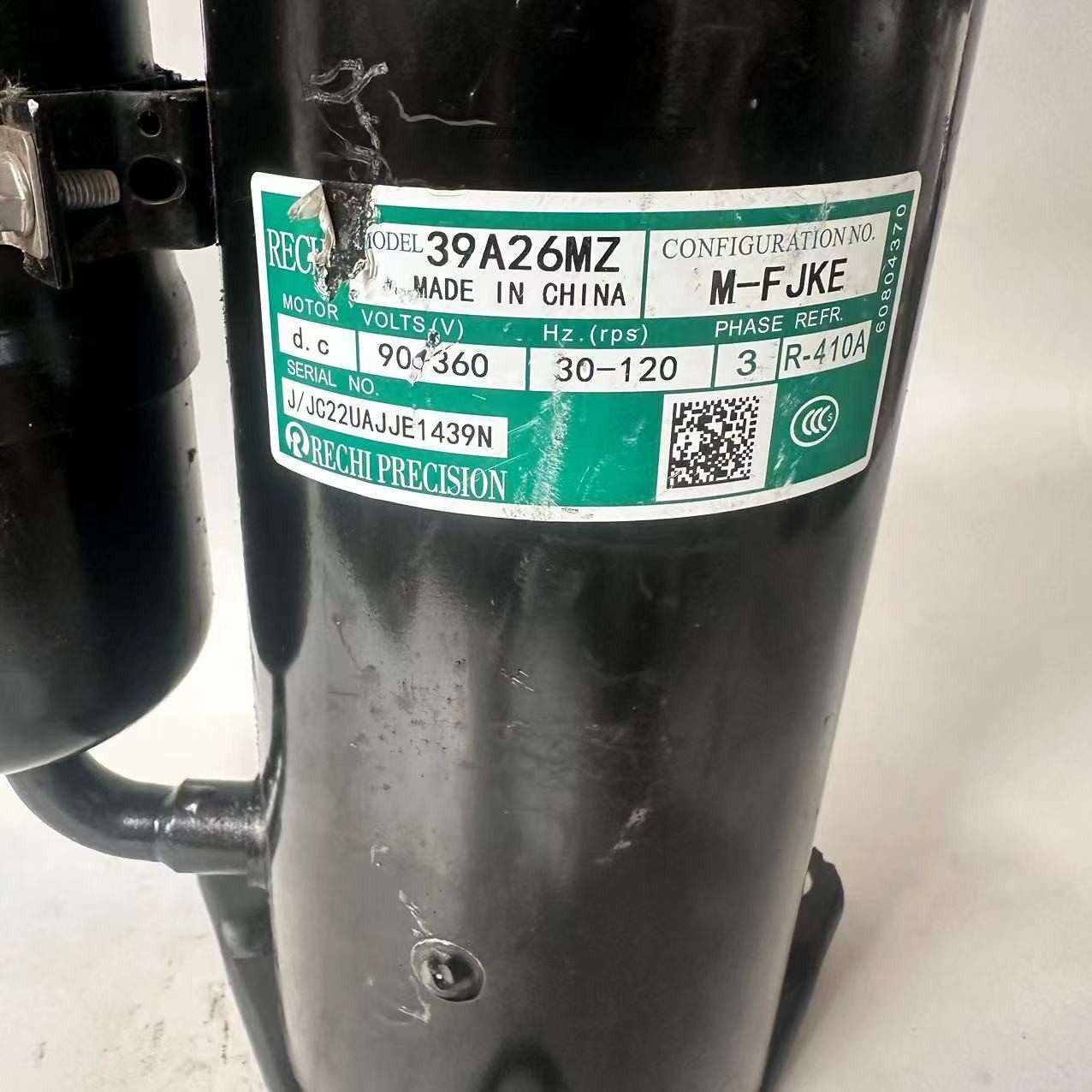 原装拆机瑞智39A26MZ 39A23MZ海尔空调大1.5匹直流变频压缩机R410