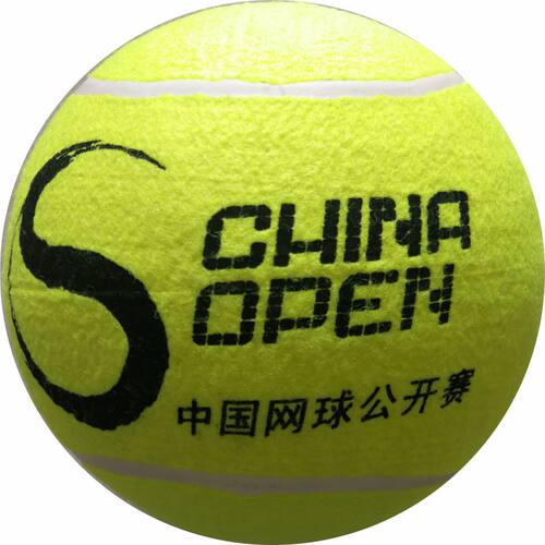 签名网球中网公开赛威联充气网球