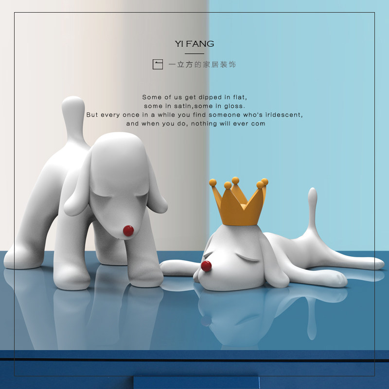 清仓孤品捡漏艺术抽象女孩摆件儿童房卧室样板房玄关桌面软装饰品