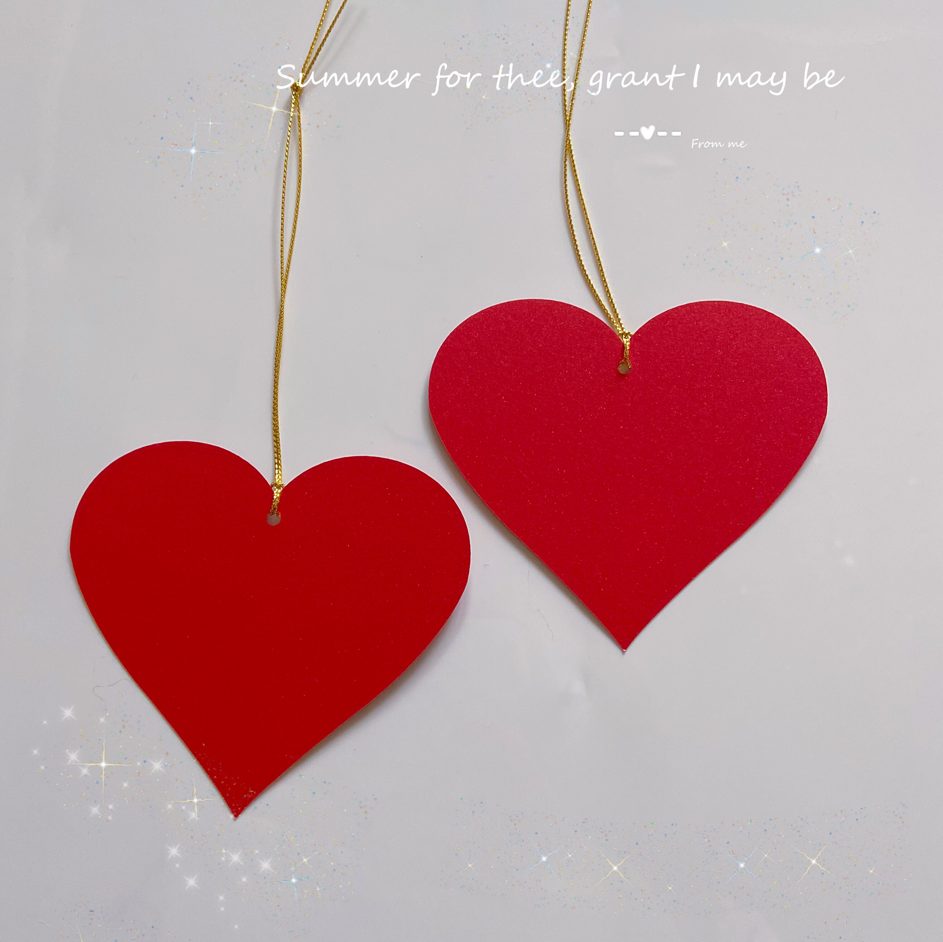 许愿卡彩色简约爱心形卡片标签心愿墙装饰卡空白留言花卡随礼贺卡