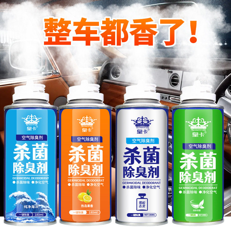 拍1发4车内杀菌消毒去异味汽车内饰除异味除臭车用去除味剂神器