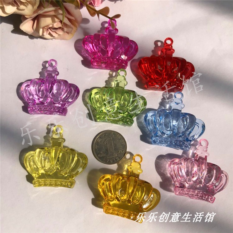 diy儿童亚克力透明宝石玩具吊坠
