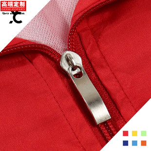 长袖风衣定制字logo秋冬款拉链工作服广告衫工装防水外套印logo字