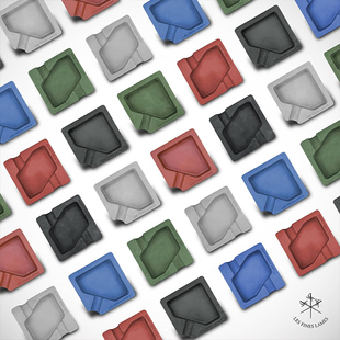 法国Les Fines Lames DYAD Concrete Ashtray双人砂浆雪茄烟灰缸