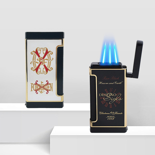 美国Prometheus普罗米修斯雪茄打火机 富恩特联名款 三火带钻孔器