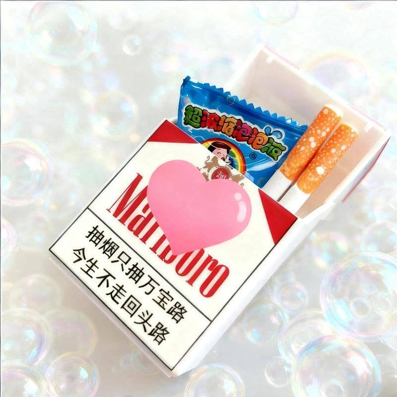 解压塑料烟盒吹泡泡神器泡泡棒