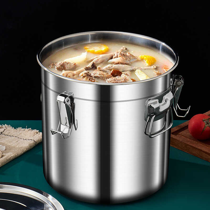 商用特厚不锈钢防虫防潮汤桶