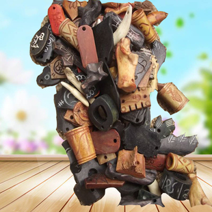 饰品牛骨手工吊坠手链 9.9块10个 5毛饰品项链 手工 骨雕吊坠牌子