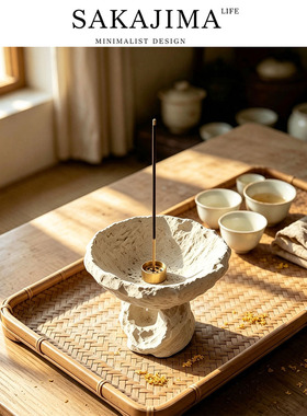 SAKAJIMA侘寂风水泥线香香插