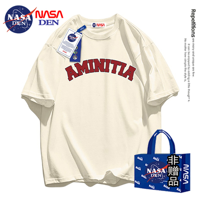 NASA联名潮流经典内搭圆领T恤男