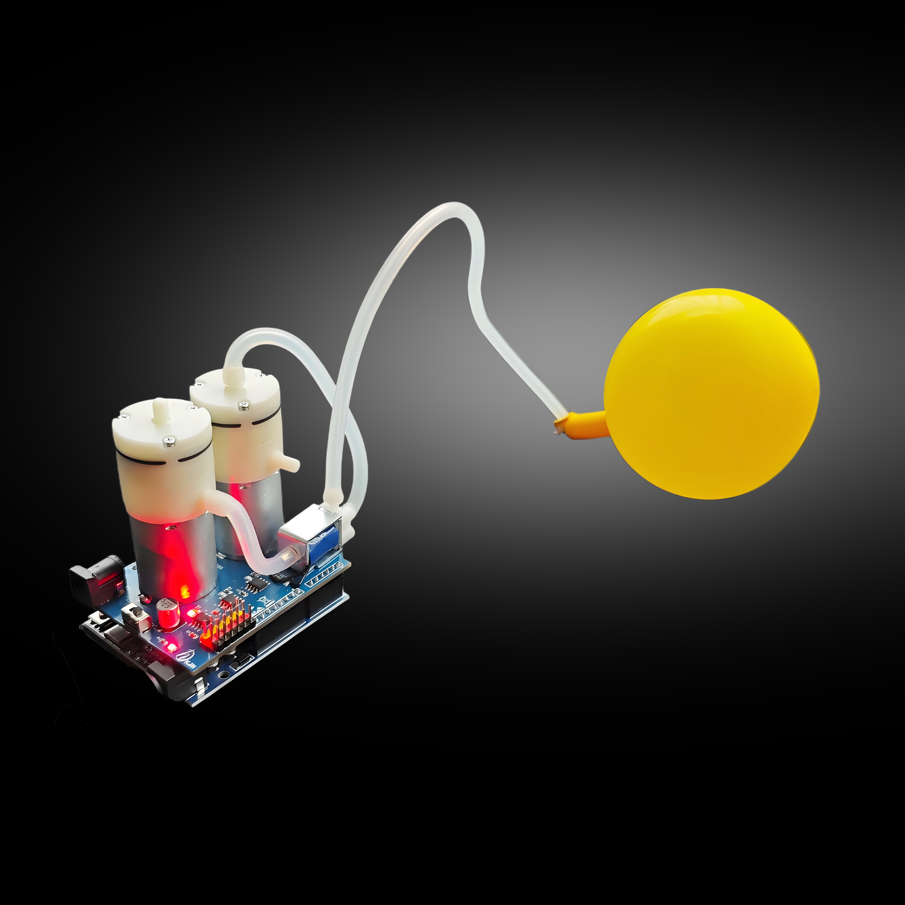 模拟呼吸Arduino编程控制真空泵吸盘充吸气创客大学生比赛pwm开关