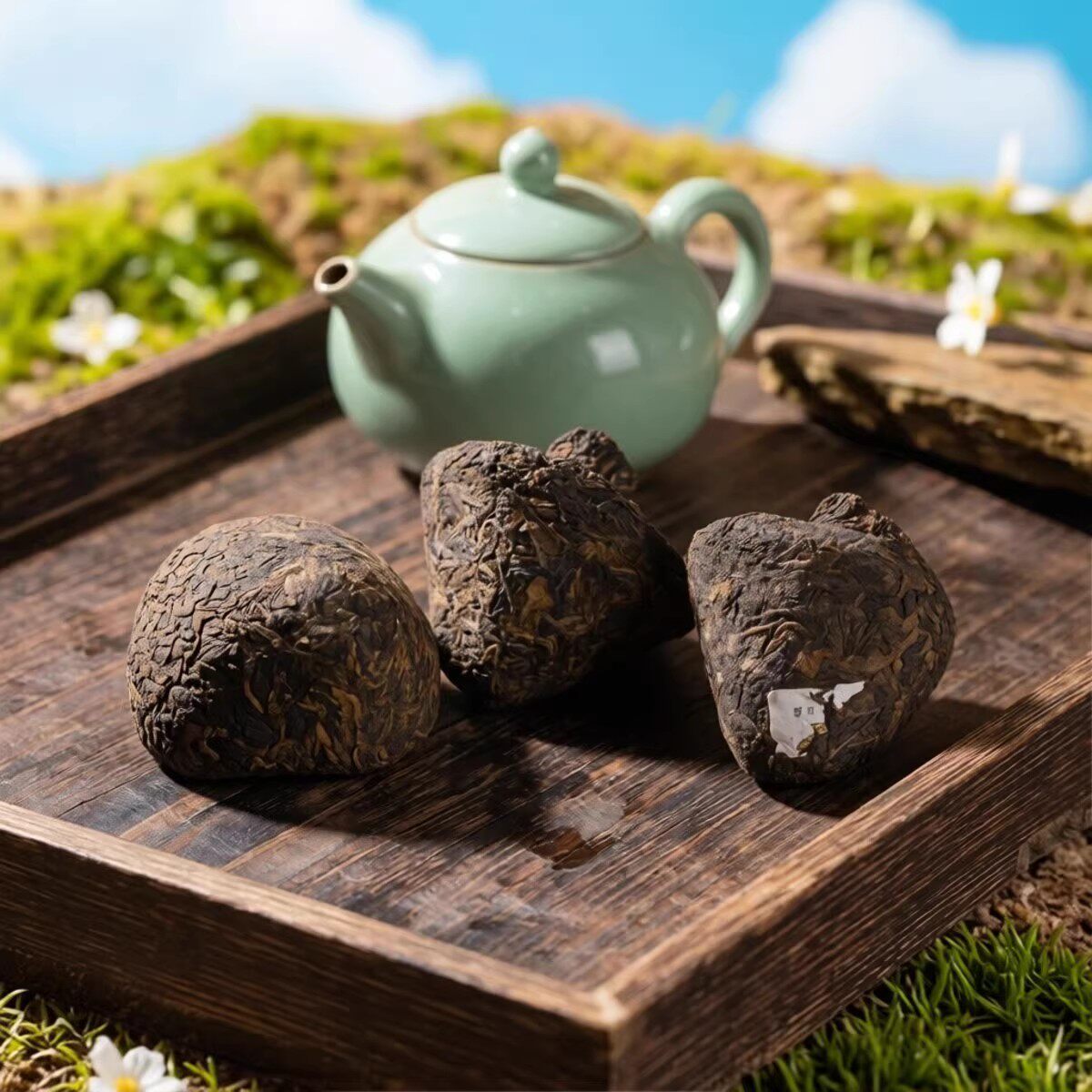 2000年下关宝焰沱老生茶 普洱茶沱茶250克古树老茶女草木沱茶养生