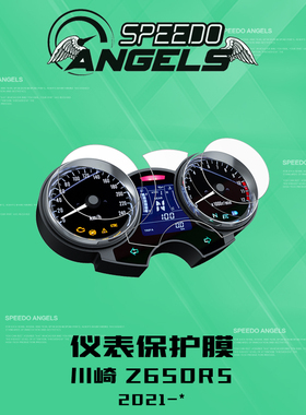 英国SA改装川崎Z650RS仪表保护膜高清防刮后视镜防水贴头盔防雾贴