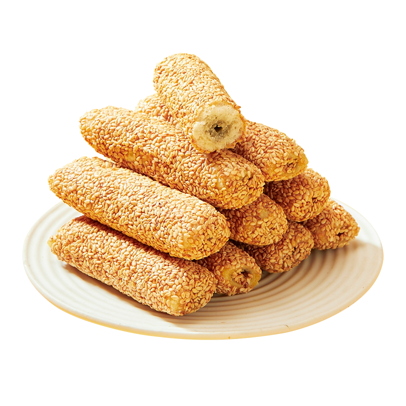 黄老五夹心芝麻棒散装传统怀旧小吃零食芝麻杆多口味充饥小包装