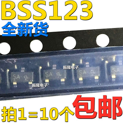 原装正品 BSS123LT1G 丝印SA SOT-23 N沟道 100V/170mA贴片MOSFET