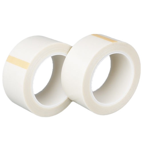 双面铁氟龙胶布 白色双面玻璃纤维胶带 耐高温300度双面胶0.2MM厚