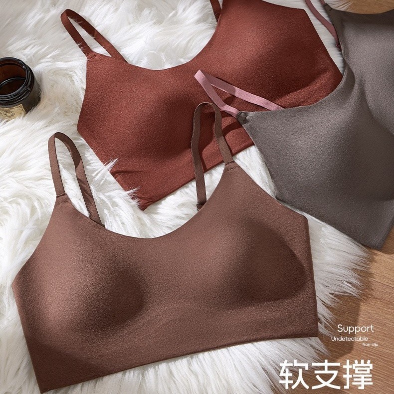 恒温磨毛无痕美背内衣