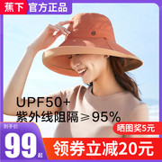 Banana Yankong fisherman hat anti-ultraviolet sun hat outdoor all-match beach hat big brim showing face small coke under the female