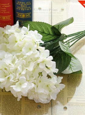 仿真绣球花束婚庆典礼舞台布置绢花摆件装饰多头假花路引拱门花把