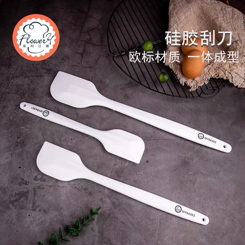 风和日丽硅胶刮刀烘焙刀 耐热高温硅胶刮刀橡皮铲刀刮板烘焙工具