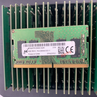 MT镁光4G 1RX16 PC4 3200AA DDR4笔记本内存MTA4ATF51264HZ-3G2R1