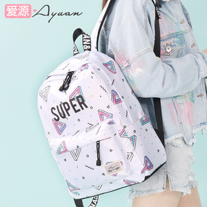 韩版原宿ulzzang校园双肩包