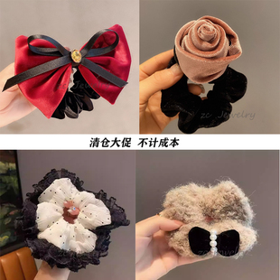 发饰集合~清仓处理,不计成本!!简约时尚精致扎头皮筋发饰