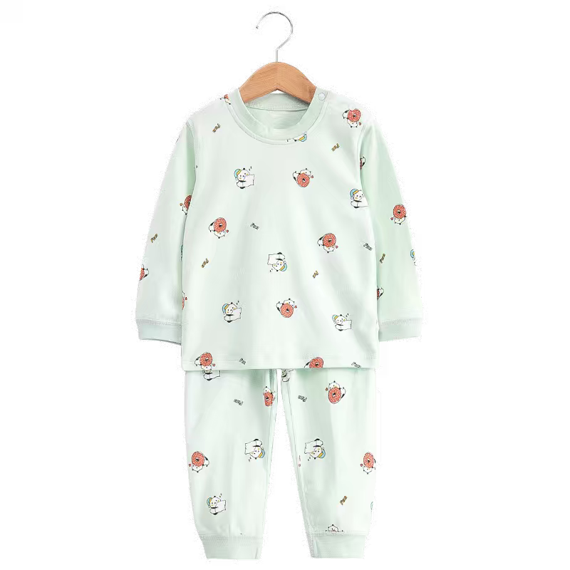 安宝儿婴儿秋衣秋裤幼儿春秋冬纯棉四季儿童衣服分体宝宝内衣