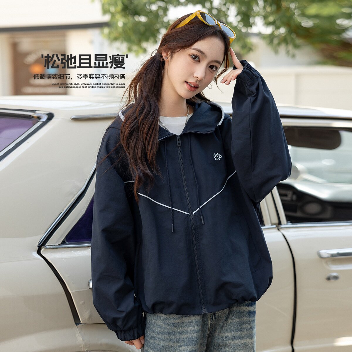 女大童秋季连帽外套2026新款中大童休闲开衫夹克韩版洋气上衣潮15