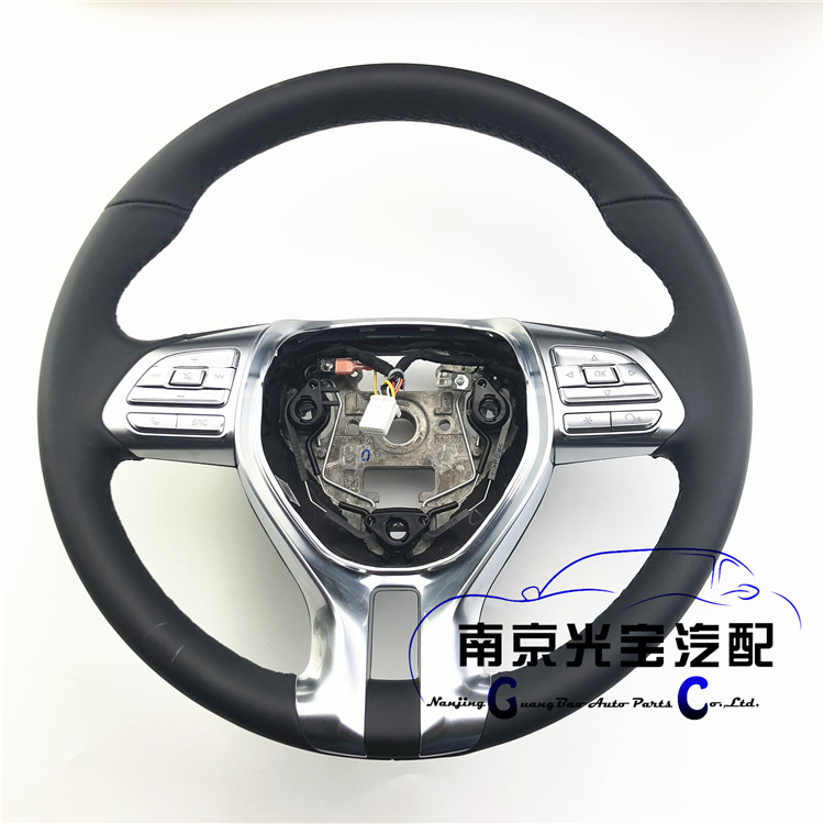 适用于荣威i6ei6RX5eRX5RX3原装真皮方向盘带音量按键娱乐开关