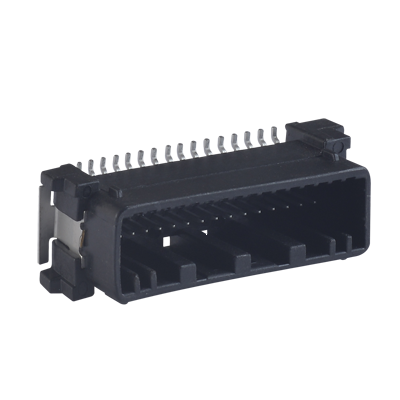 645055朗森国产汽车PCB针座22011-32M-2 32孔连接器胶壳接插件