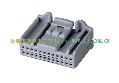 1612906国产汽车护套22013-24Y 灰色24P连接器胶壳接插件