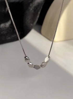 转运珠项链女ins轻奢小众设计感温柔锁骨链高级闺蜜冷淡风毛衣链