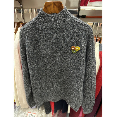 毛衣慵懒高级感内搭望羽羊绒衫女