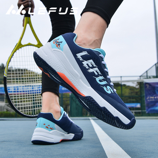 雷弗斯网球鞋秋冬季男女防滑耐磨排球鞋羽毛球鞋网面透气运动鞋