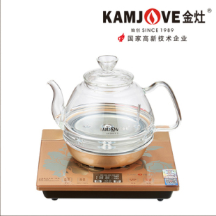 电茶炉全自动涌泉式 金灶 KAMJOVE 上水电热水壶玻璃恒温茶艺炉