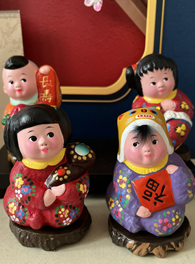 【福到】百子泥人张彩塑纯手工彩绘民间特色礼品童趣摆件伴手礼