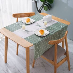 布艺桌布免洗茶几餐桌书桌台布桌垫学生专用